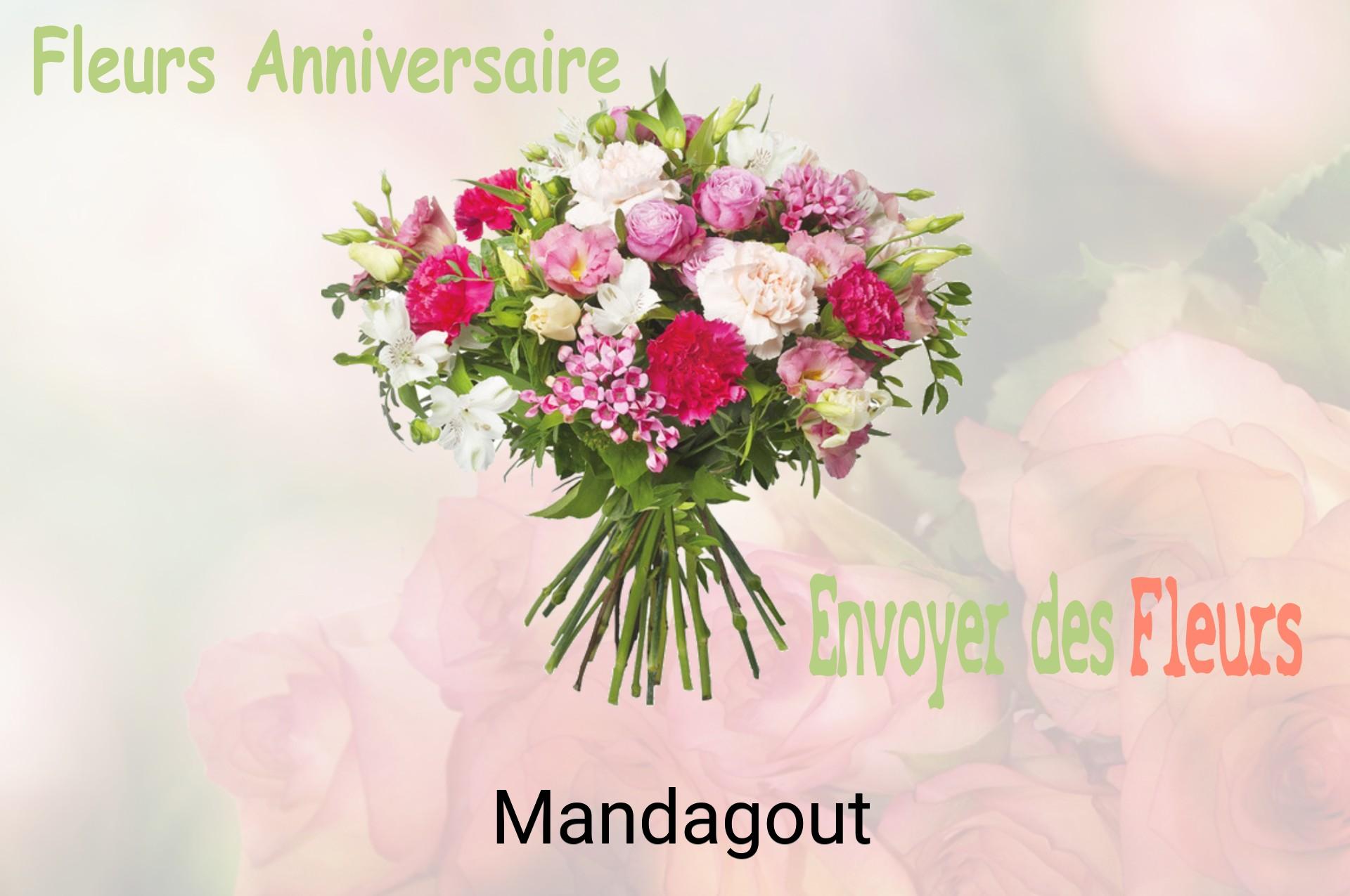 Bouquet de fleurs d’anniversaire livré à Mandagout