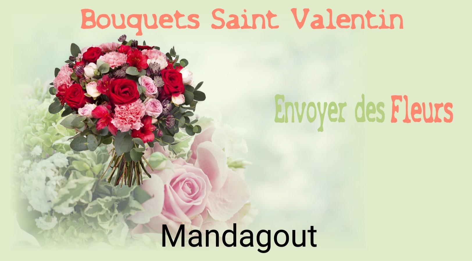 Roses de Saint-Valentin livrées à Mandagout
